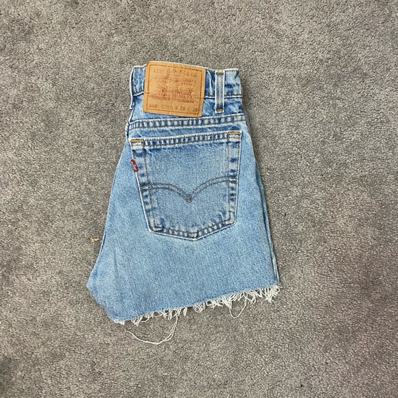 Thrifted Vintage Levi Cutoff Shorts - Picture 2 of 3